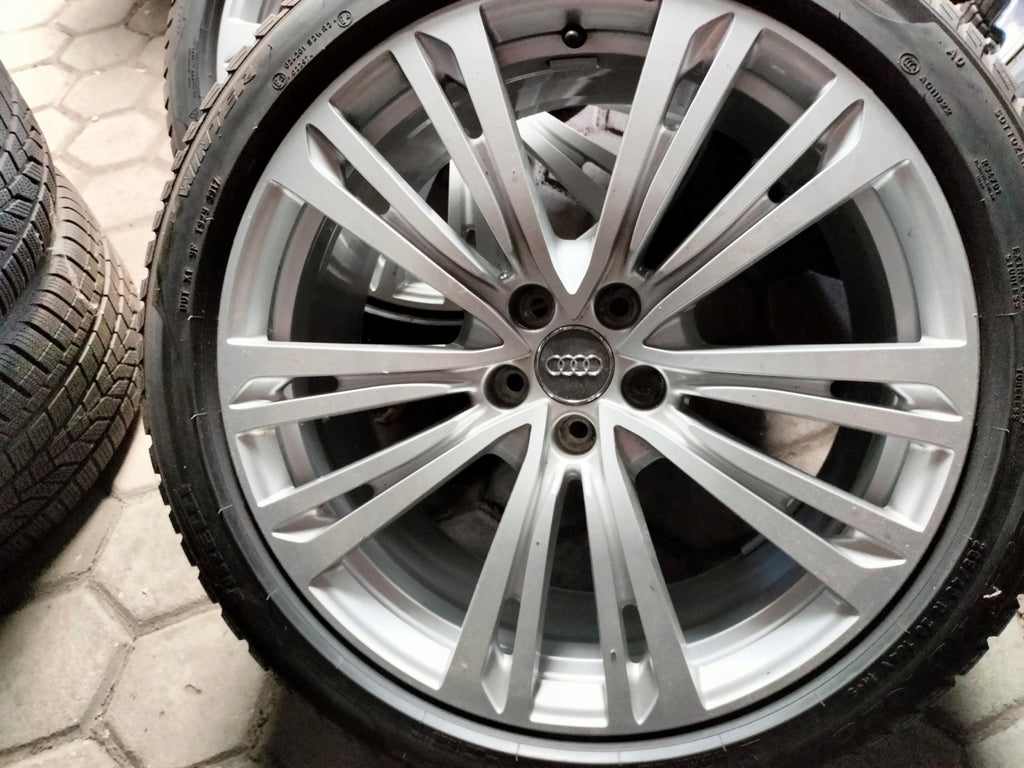 4x Alufelge 20 Zoll 9.0" 5x112 40ET Glanz Silber 4N0601025 Audi A8 Rim Wheel FEL4308727962ov