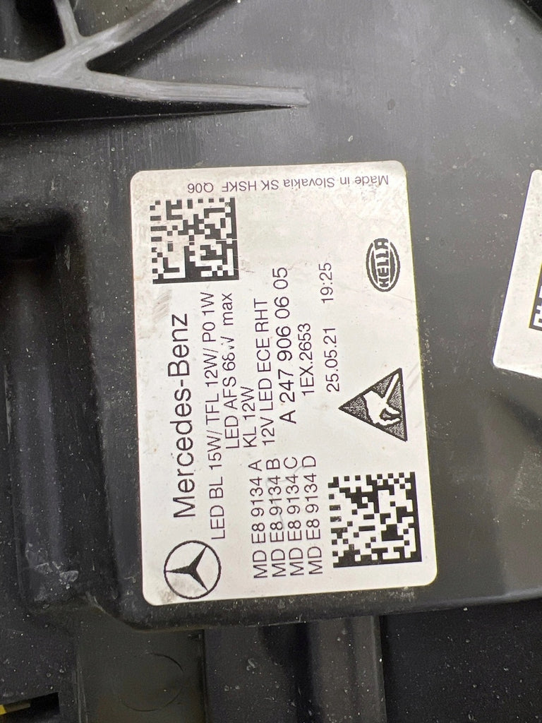 Frontscheinwerfer Mercedes-Benz W247 A2479060605 LED Rechts Headlight SCH7357247655qe