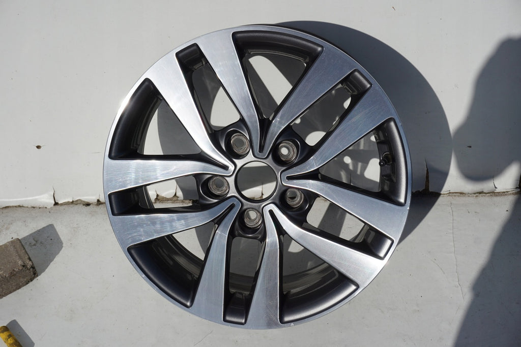 1x Alufelge 16 Zoll 6.5" 5x114.3 50ET Glanz Graphit 52910-G4200 Hyundai Mg