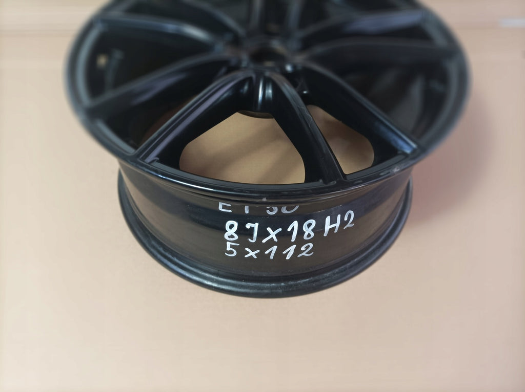 1x Alufelge 18 Zoll 8.0" 5x112 50ET F8080RHSI50WE4X Rim Wheel