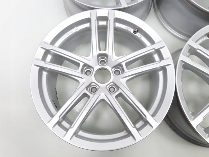 4x Alufelge 17 Zoll 7.5" 5x112 27ET Glanz Silber KBA52096 Audi I Rim Wheel FEL1958227904sb