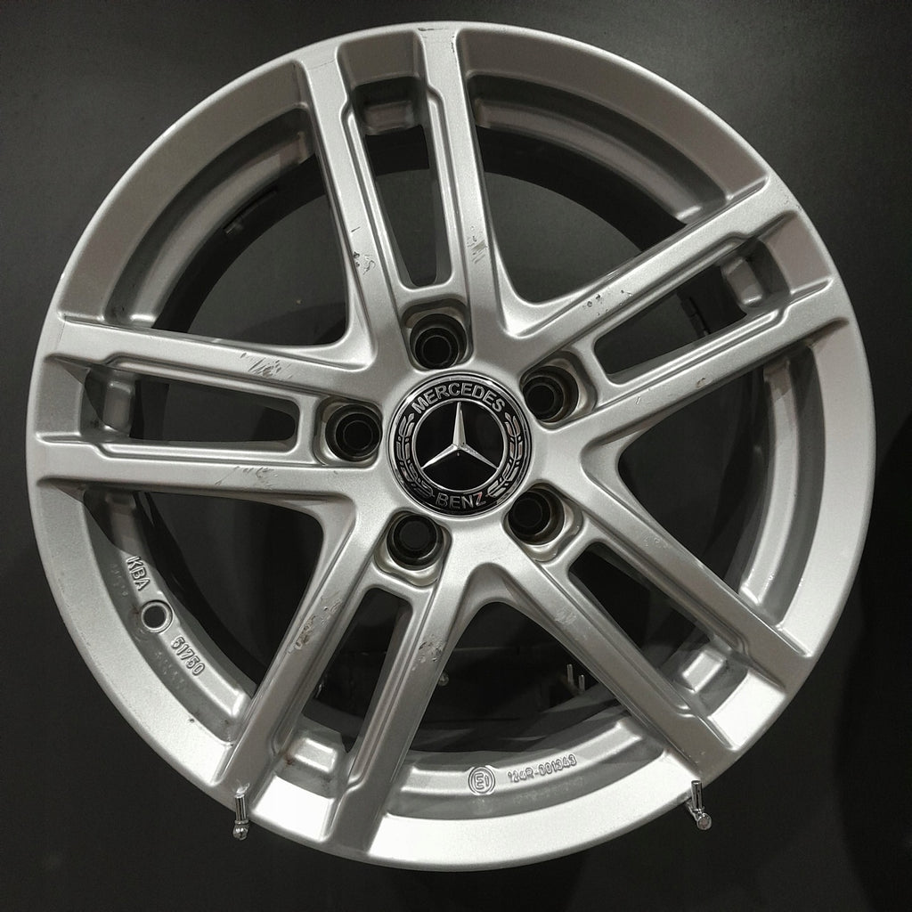 4x Alufelge 16 Zoll 6.5" 5x112 44ET KBA51750 Mercedes-Benz W176 W246 Rim Wheel FEL1618278958xf
