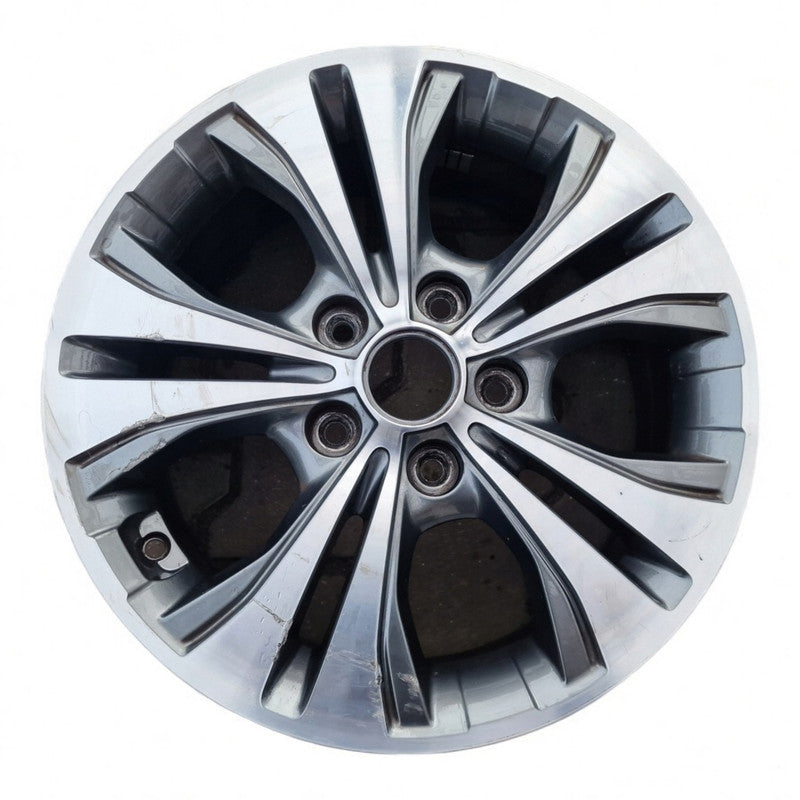 1x Alufelge 16 Zoll 6.0" 5x114.3 51ET Glanz Grau 52910-1P650 Kia Venga Mg