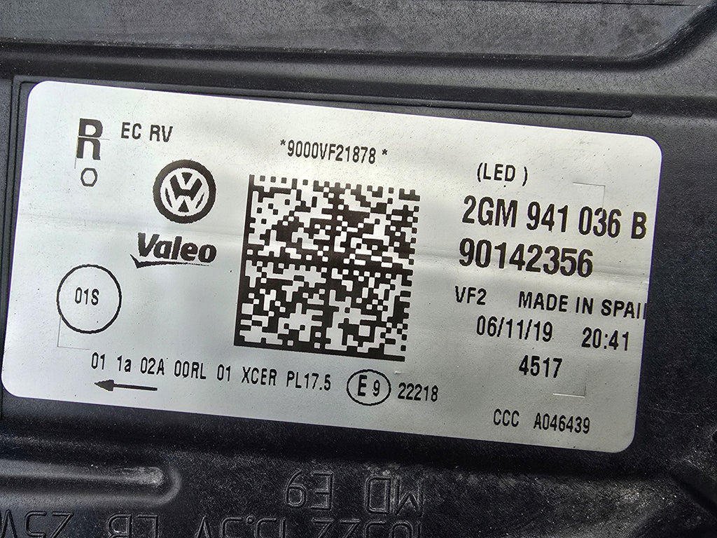 Frontscheinwerfer VW T-Cross 2GM941036B Rechts Scheinwerfer Headlight SCH3852588137lt