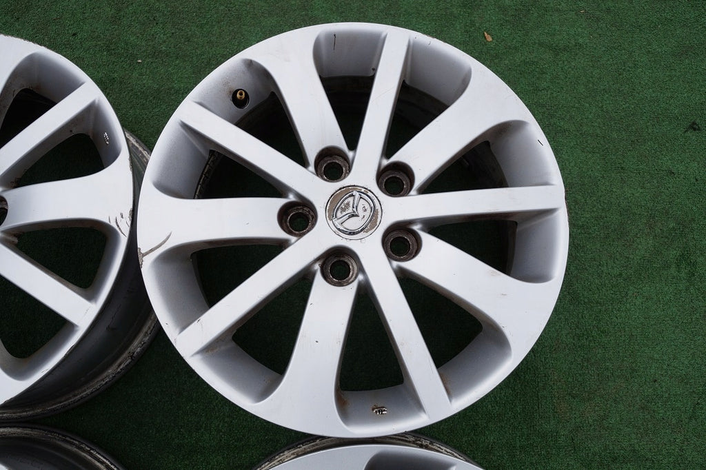 4x Alufelge 16 Zoll 6.5" 5x114.3 52 5ET Glanz Silber 9965516560-1 Mazda 3 5 I FEL4226237766vc
