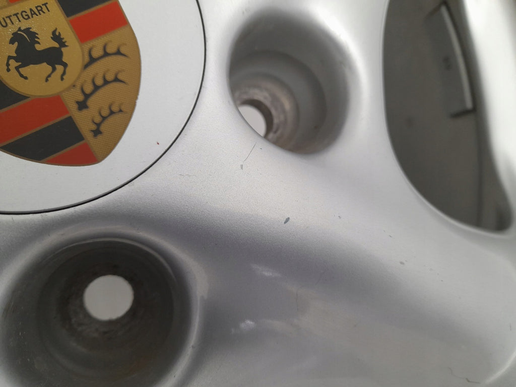 1x Alufelge 17 Zoll 7.0" 5x130 55ET Glanz Silber 99636212400 Porsche Rim Wheel FEL9972473669jx