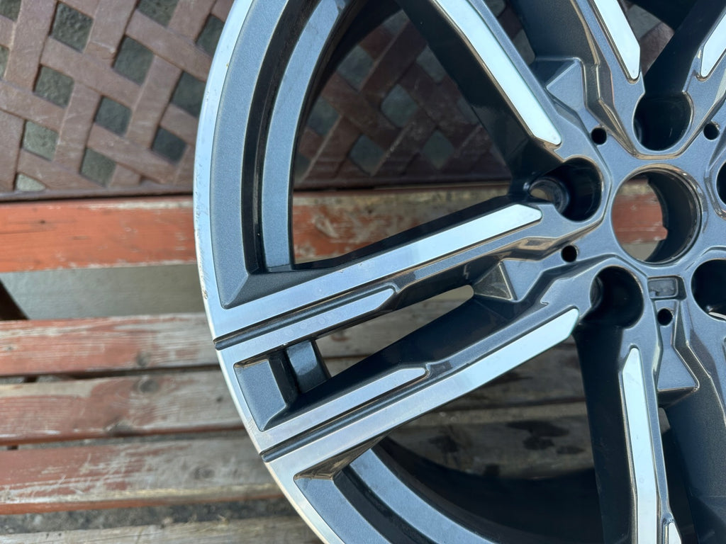 1x Alufelge 19 Zoll 8.0" 5x112 26ET Glanz Graphit 8090019 BMW 8 G16 G14 G15 Mg FEL8944581000mz