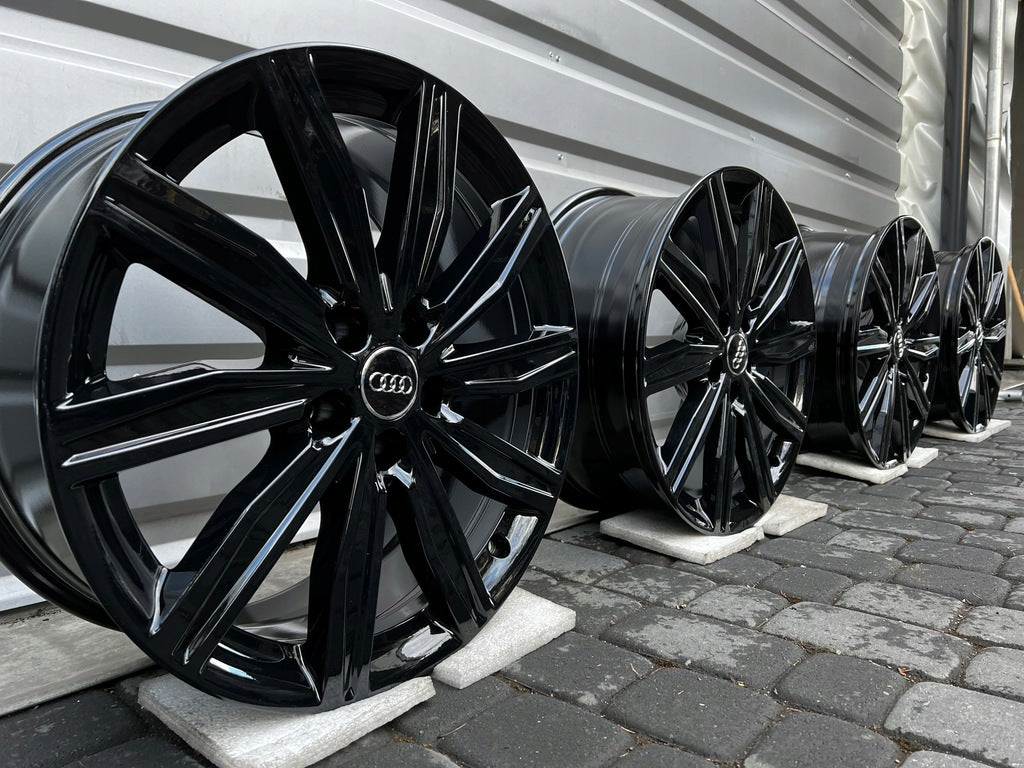 4x Alufelge 19 Zoll 8.0" 5x112 39ET Schwarz Audi A3 Rim Wheel FEL6378963993vy