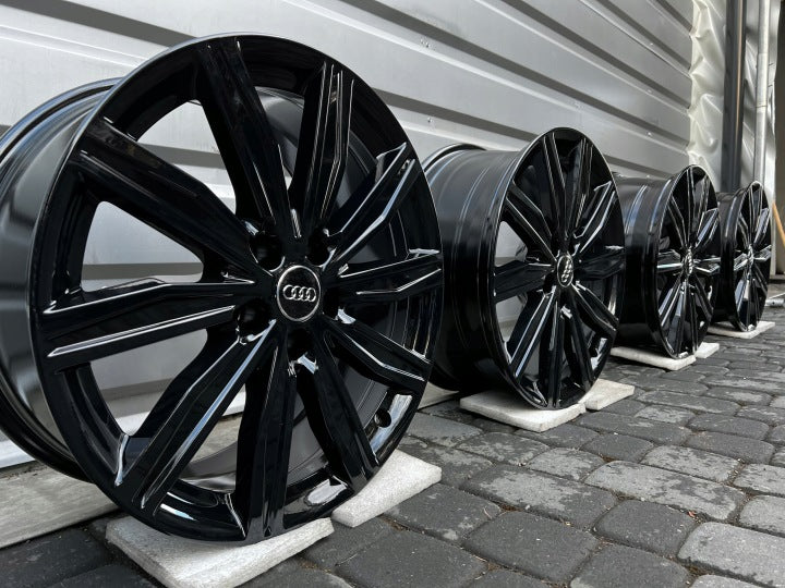 4x Alufelge 19 Zoll 8.0" 5x112 39ET Schwarz Audi A3 Rim Wheel FEL6378963993vy