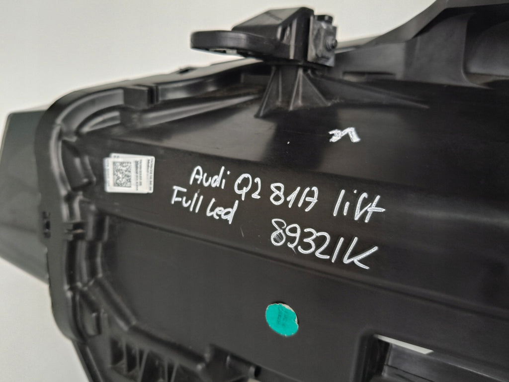 Frontscheinwerfer Audi Q2 81A941012 Full LED Rechts Scheinwerfer Headlight SCH6354991354kh