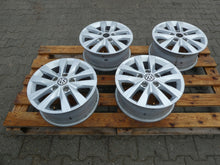 Load image into Gallery viewer, 4x Alufelge 16 Zoll 6.5" 5x120 51ET Glanz Silber 7E0601025N VW T6 T5 Rim Wheel FEL6578139214dw