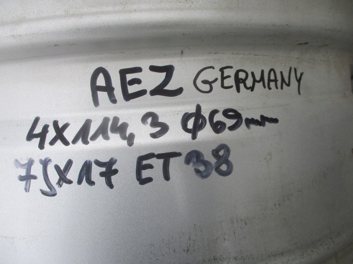 4x Alufelge 17 Zoll 7.0" 4x114.3 Rim Wheel FEL5971679560xl
