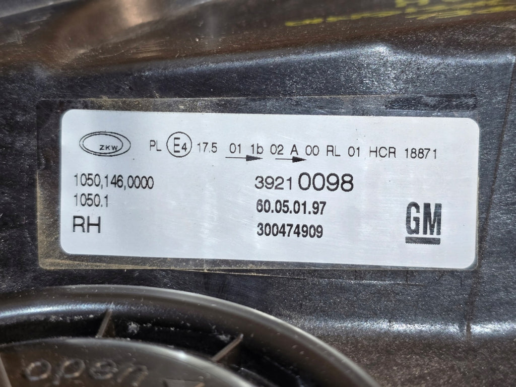 Frontscheinwerfer Opel Insignia Z18 39210098 Rechts Scheinwerfer Headlight SCH9430313713gp