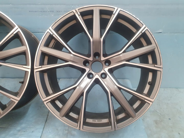 2x Alufelge 22 Zoll 10.0" 5x112 26ET Rim Wheel FEL9885938756tj