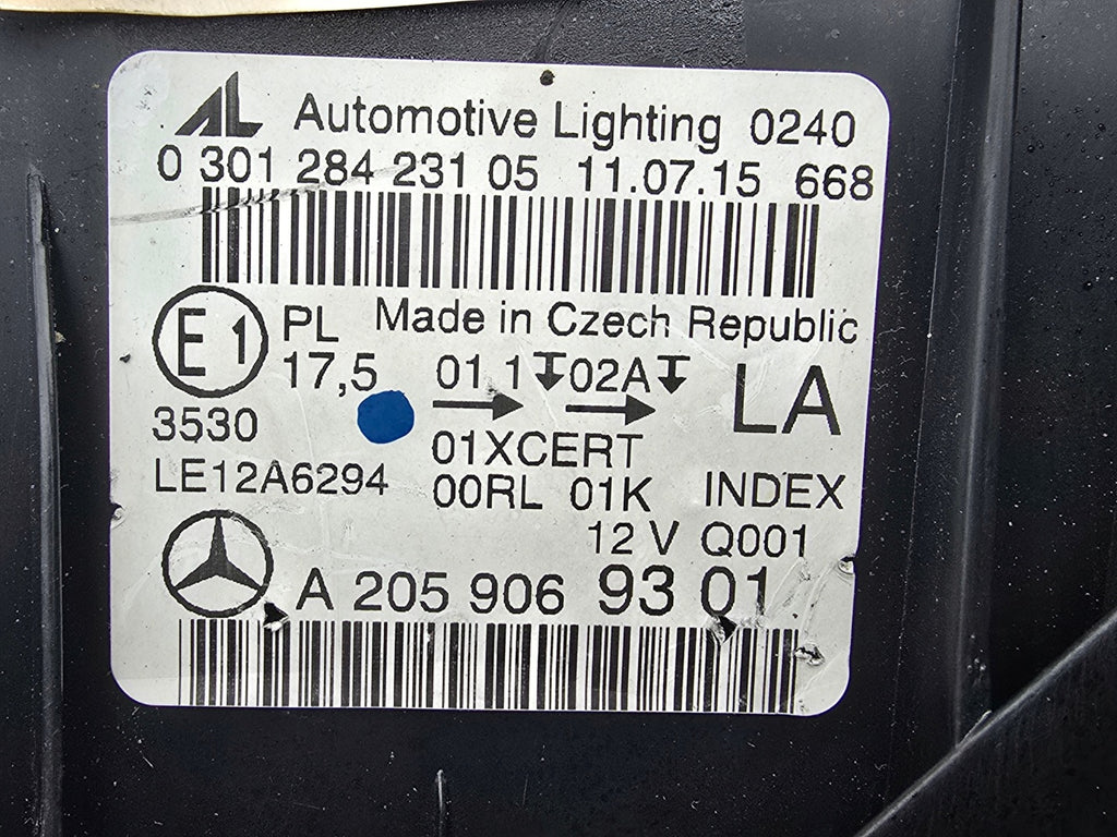 Frontscheinwerfer Mercedes-Benz W205 A2059069301 Links Scheinwerfer Headlight SCH2118233669rq