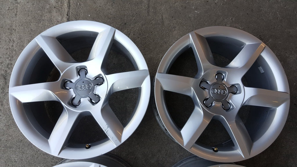 4x Alufelge 17 Zoll 8.0" 5x112 26ET Glanz Silber 8T0601025 Audi A5 Rim Wheel FEL8740204904zk