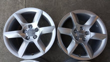 Load image into Gallery viewer, 4x Alufelge 17 Zoll 8.0" 5x112 26ET Glanz Silber 8T0601025 Audi A5 Rim Wheel FEL8740204904zk