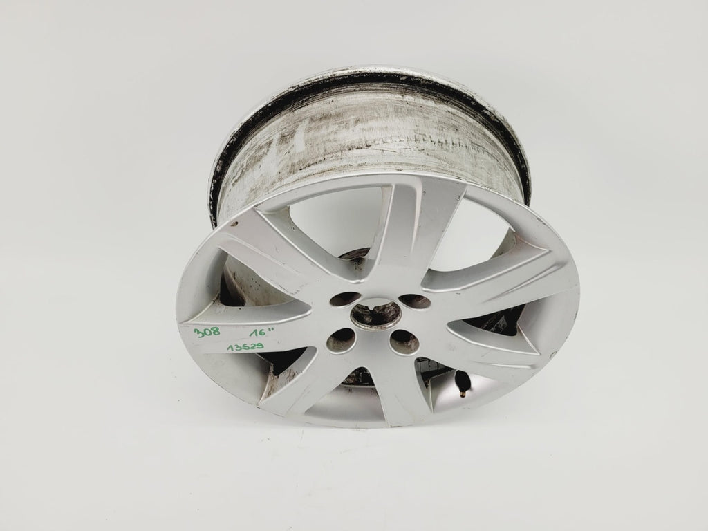 1x Alufelge 16 Zoll 7.0" 4x108 32ET Glanz Silber 9673708077 Peugeot 308 I FEL4847996880cl