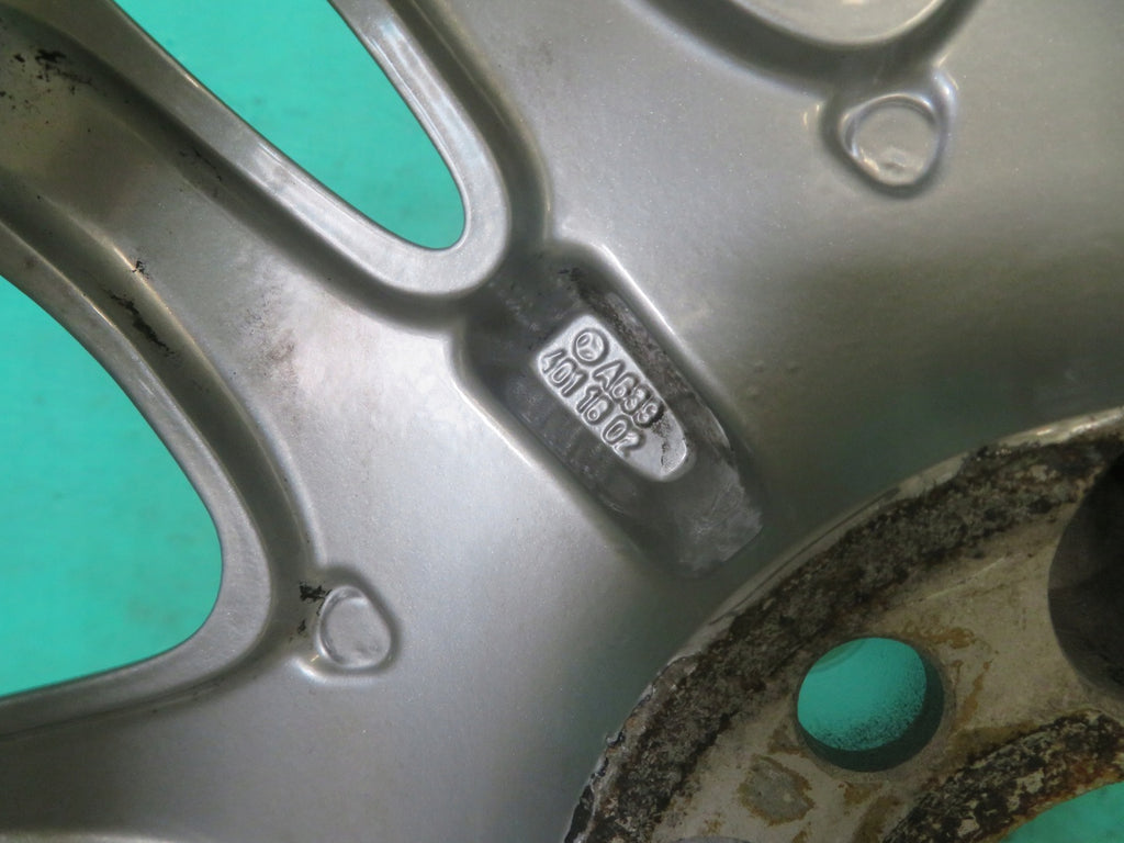 1x Alufelge 16 Zoll 6.5" 5x112 60ET A6384011802 Mercedes-Benz Viano Rim Wheel