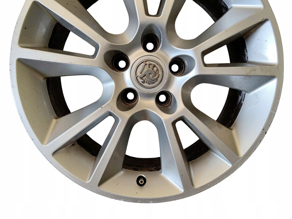 4x Alufelge 17 Zoll 7.0" 5x110 35ET Glanz Silber 13120652 Opel Astra H Zafira B FEL8339619004rb