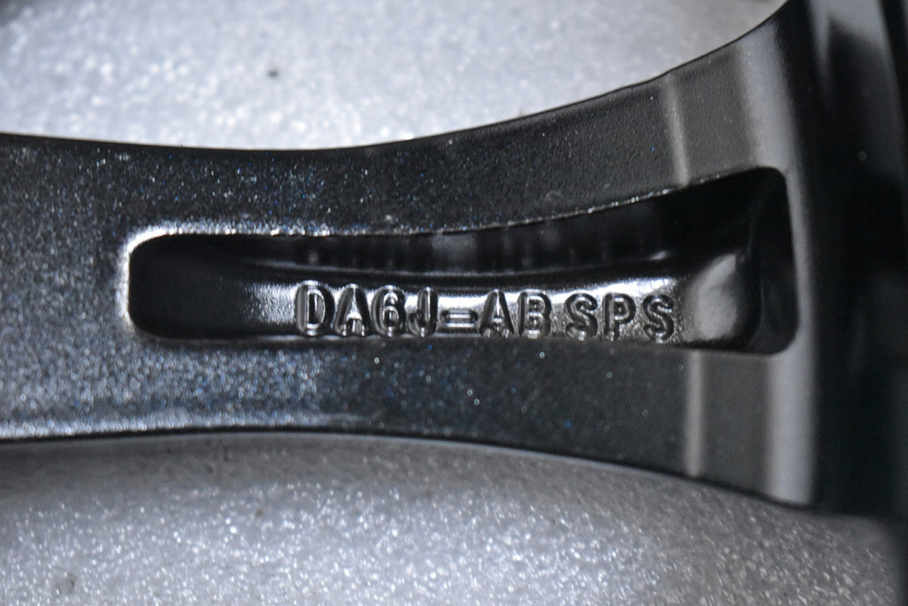 1x Alufelge 16 Zoll 6.5" 4x108 47,5ET Glanz Schwarz DA6J-GA, DA6J-AB Ford Fiesta