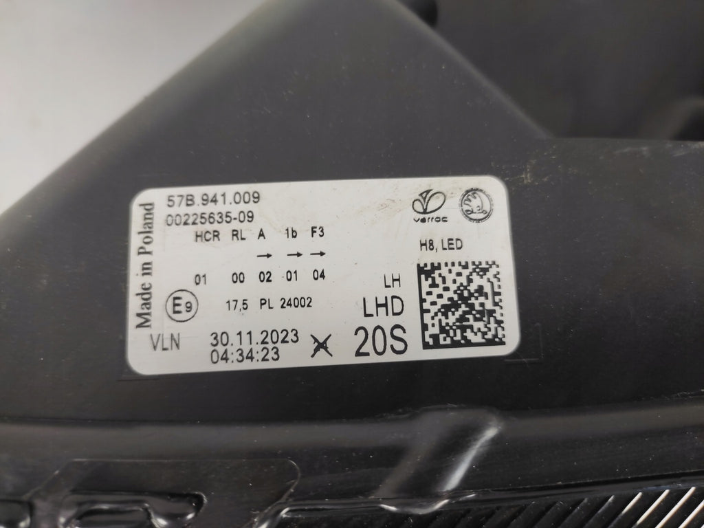 Frontscheinwerfer Skoda Karoq 57B941009 Links Scheinwerfer Headlight SCH2274859378rl