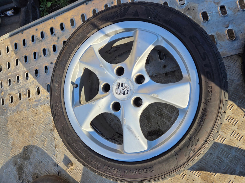 1x Alufelge 17 Zoll 8.5" 5x130 98636212606 Porsche Boxster Rim Wheel FEL2900883327fy