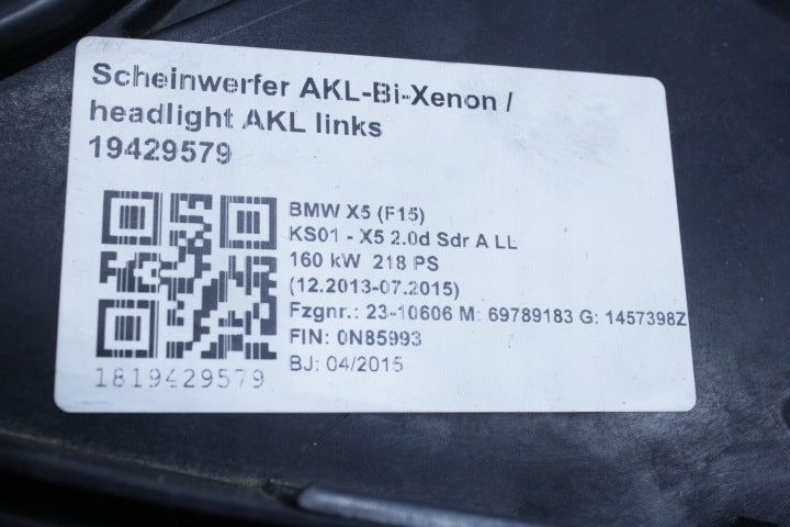 Frontscheinwerfer BMW X5 F15 F85 F96 X6 F16 7317101 7290153 Xenon Links SCH8455580903lj
