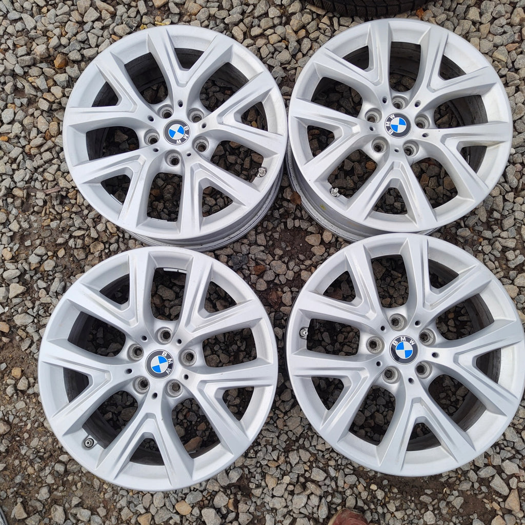 4x Alufelge 17 Zoll 6.5" 5x112 39ET Glanz Silber 6856076 BMW F39 F48 Rim Wheel FEL5277648434vp