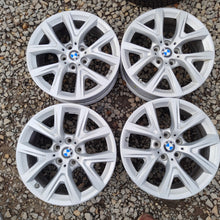 Laden Sie das Bild in den Galerie-Viewer, 4x Alufelge 17 Zoll 6.5" 5x112 39ET Glanz Silber 6856076 BMW F39 F48 Rim Wheel FEL5277648434vp