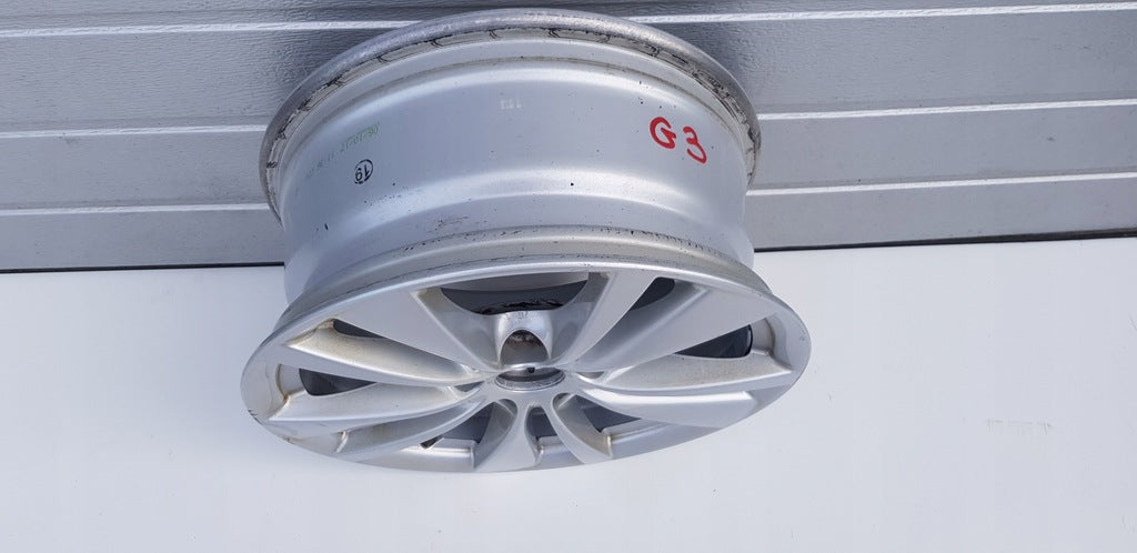 1x Alufelge 16 Zoll 7.0" 5x112 52ET Glanz Silber 6855085 Bmw Rim Wheel FEL6227473835we