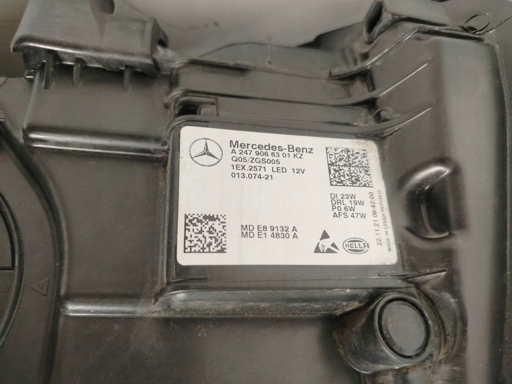 Frontscheinwerfer Mercedes-Benz W247 A2479066301 Full LED Links Headlight SCH2062086614tu