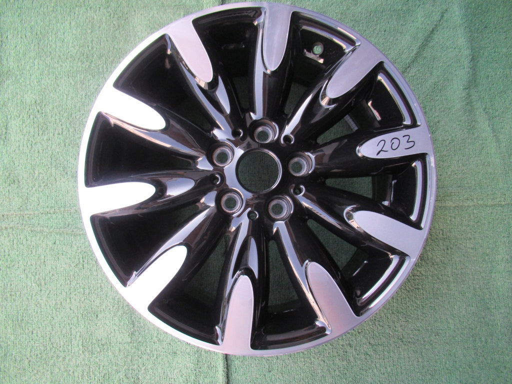 1x Alufelge 17 Zoll 7.0" 5x112 54ET Glanz Schwarz 36116855111 Mini F57 F56 F55