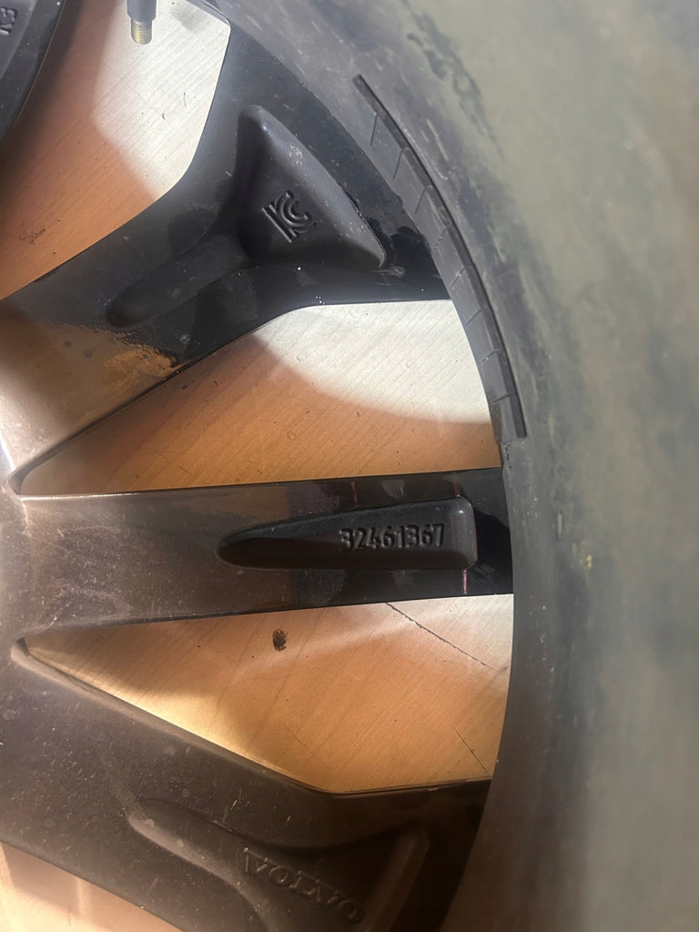 1x Alufelge 20 Zoll 8.0" 5x108 50 5ET Glanz Schwarz 32461367 Volvo I Rim Wheel FEL7669192113mx