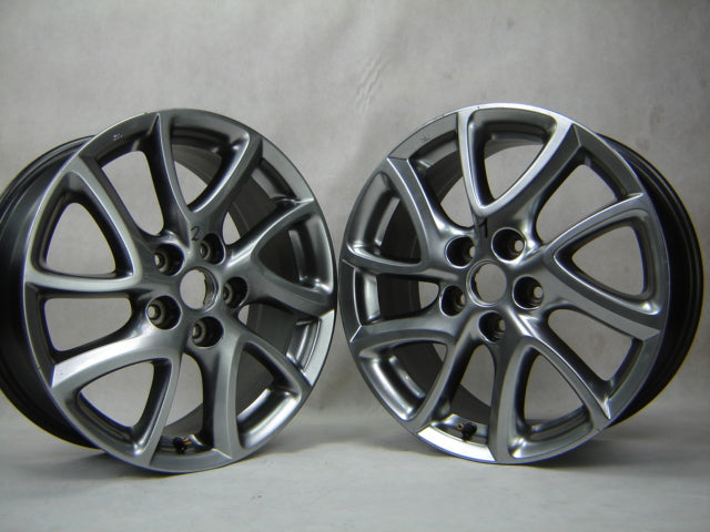 1x Alufelge 17 Zoll 7.0" 5x114.3 52ET Glanz Silber 9965557070 Mazda Cx-5 Cx-3