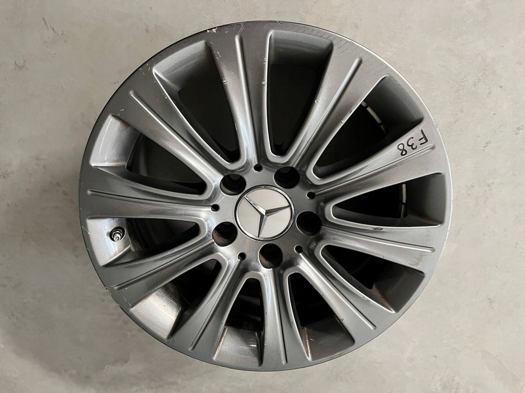 1x Alufelge 16 Zoll 8.0" 5x112 46ET Glanz Graphit A2124015802 Mercedes-Benz W212