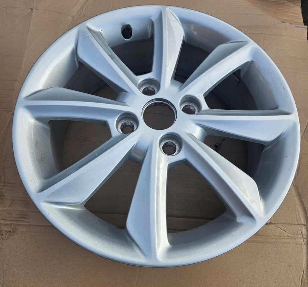 1x Alufelge 16 Zoll 6.5" 4x108 47 5ET Glanz Silber H1BJ-1007-G1A Ford Fiesta I FEL8348595634zn