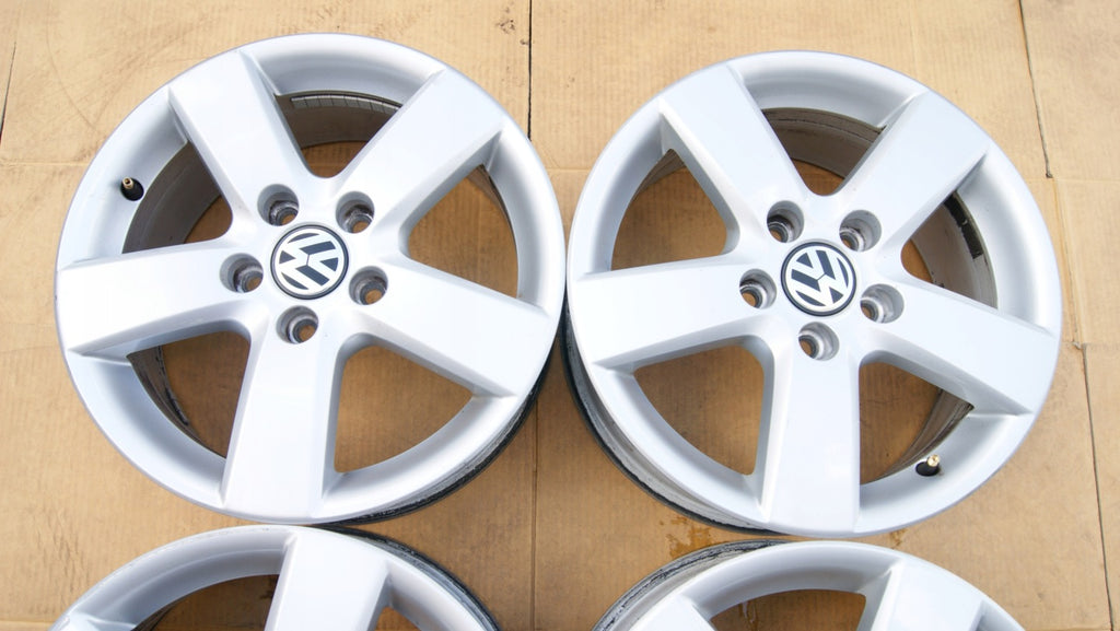 4x Alufelge 16 Zoll 6.5" 5x112 1R0601025 VW Touran Rim Wheel FEL2638529810on