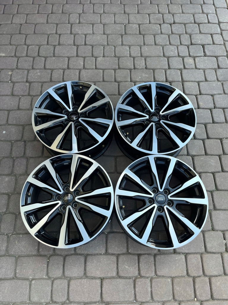 4x Alufelge 18 Zoll 7.5" 5x108 52 5ET Glanz Schwarz GJ5C-1007-P1A Ford Kuga I FEL4752399759un