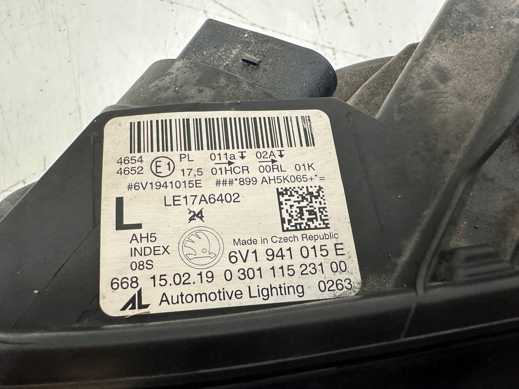 Frontscheinwerfer Skoda Fabia III 6V1941015E LED Links Scheinwerfer Headlight SCH9257792241rp