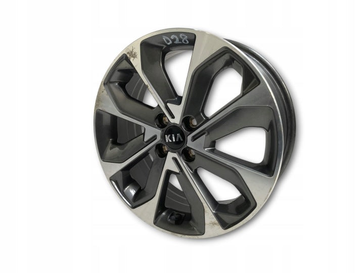 1x Alufelge 17 Zoll 6.5" 4x100 49ET Glanz Silber 52910-H8500 Kia Stonic Mg FEL1085553408mz