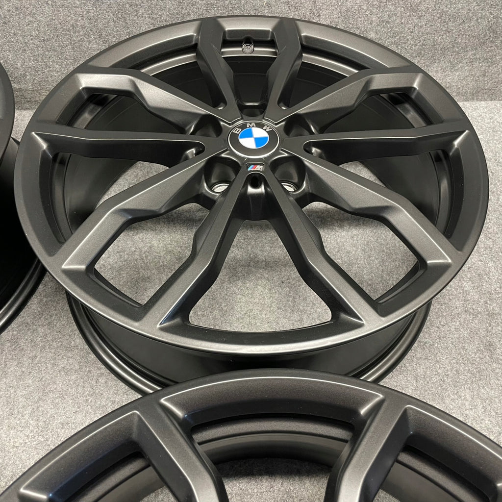 4x Alufelge 18 Zoll 6.5" 5x112 41ET Glanz Grau 6877550 BMW F39 X1 F48 Rim Wheel FEL1588261875gj