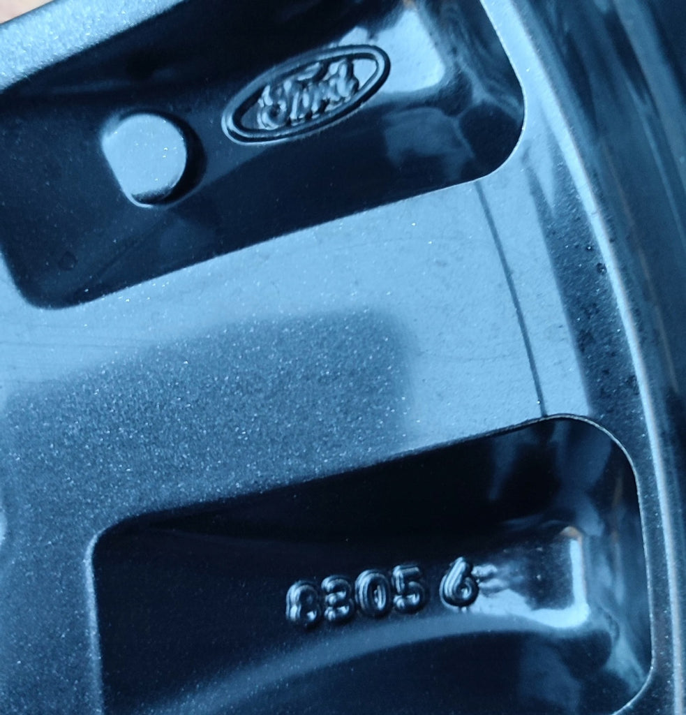 1x Alufelge 16 Zoll 6.5" 4x108 37 5ET Matt Schwarz Ford Fiesta I Ecosport FEL1190768250uw