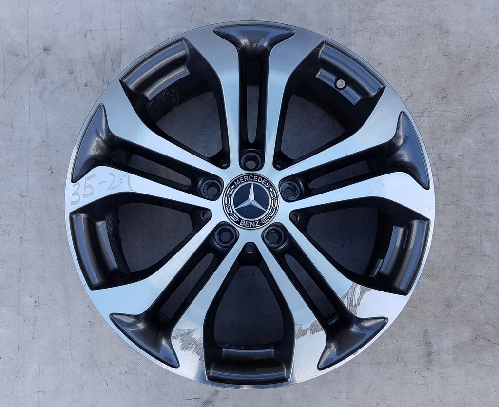 1x Alufelge 17 Zoll 7.5" 5x112 36ET Glanz Graphit A2534010600 Mercedes-Benz Glc