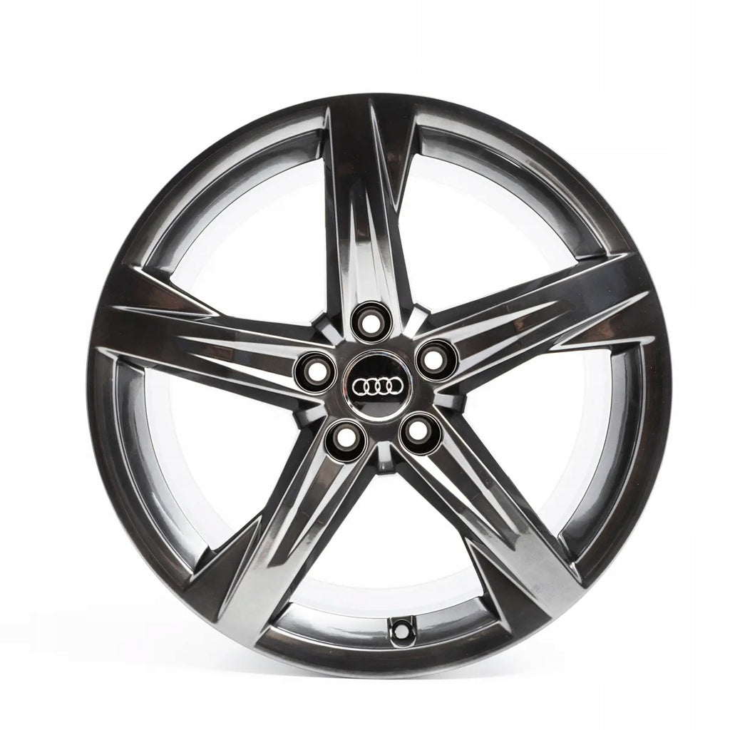 4x Alufelge 18 Zoll 8.0" 5x112 39ET Glanz Silber 80A601025BE Audi Rim Wheel FEL2287009233de