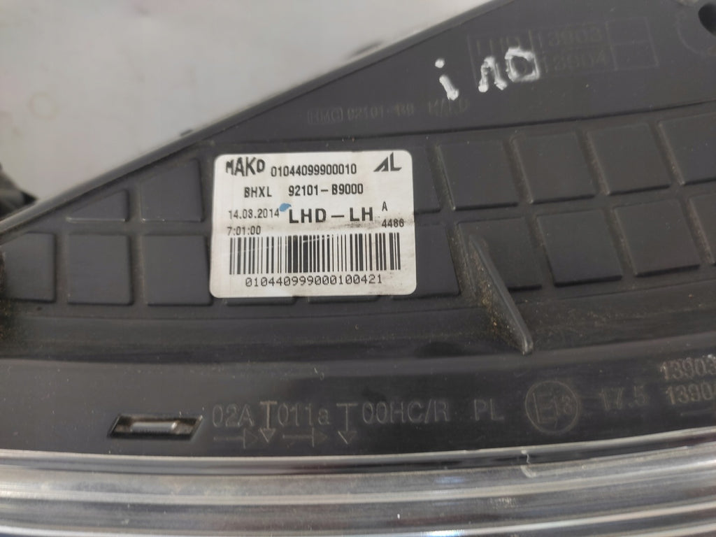 Frontscheinwerfer Hyundai I10 92101-B9000 Ein Stück (Rechts oder Links)