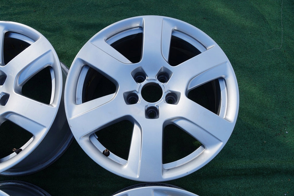 4x Alufelge 17 Zoll 7.5" 5x112 37ET Glanz Silber 4G0601025L Audi A6 C7 Rim Wheel FEL1513392776an