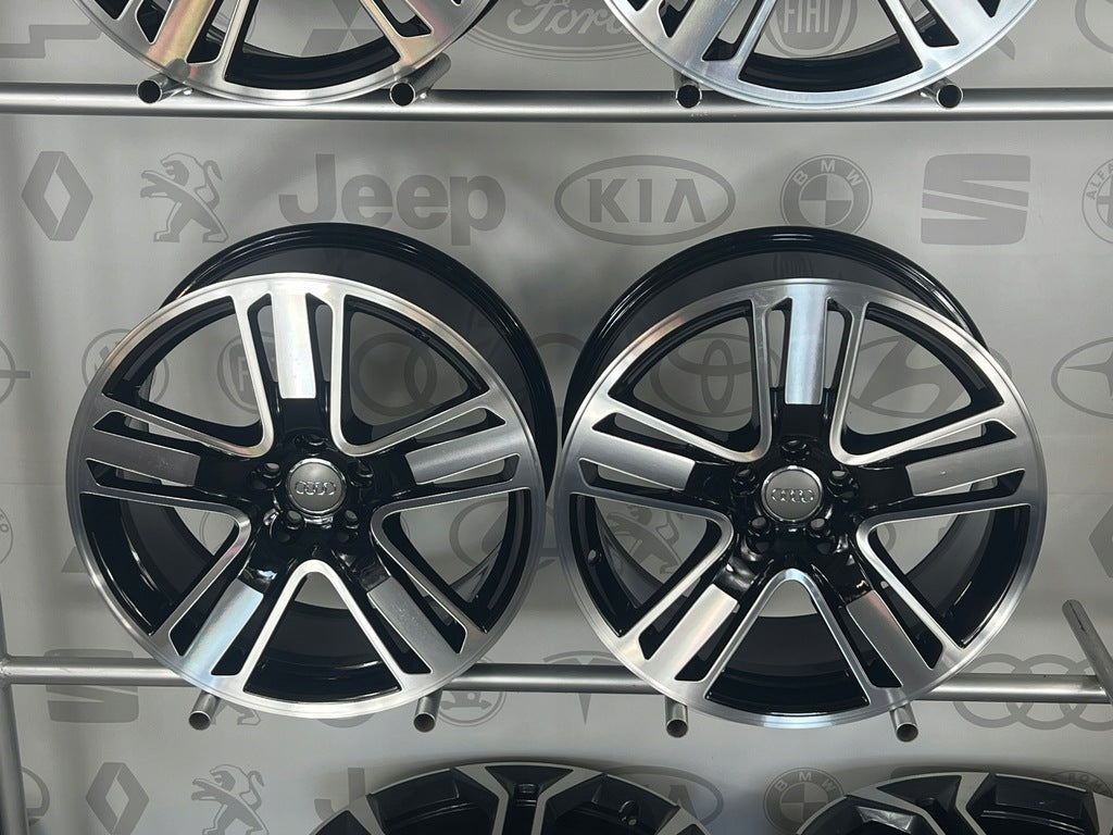 4x Alufelge 19 Zoll 8.0" 5x112 26ET Glanz Schwarz 8T0601025AJ Audi A5 Rim Wheel FEL1172174582uo