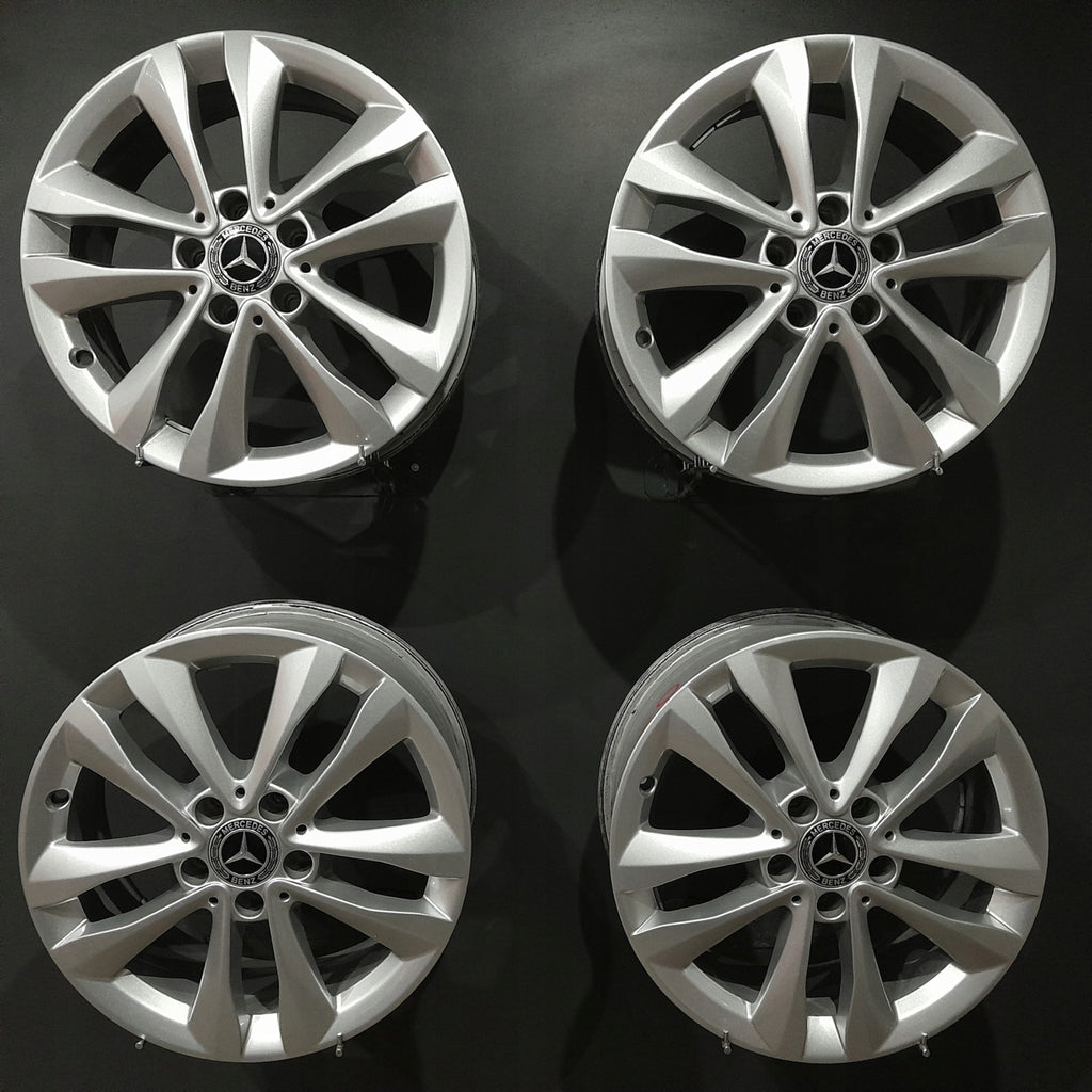 4x Alufelge 17 Zoll 7.0" 5x112 48 5ET A2054018000 Mercedes-Benz W176 Rim Wheel FEL6601744171lt