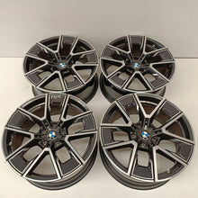 Load image into Gallery viewer, 4x Alufelge 18 Zoll 8.5" 5x112 36ET Glanz Grau 8747286 BMW 3 G20 4 G26 Rim Wheel FEL8464745698gd